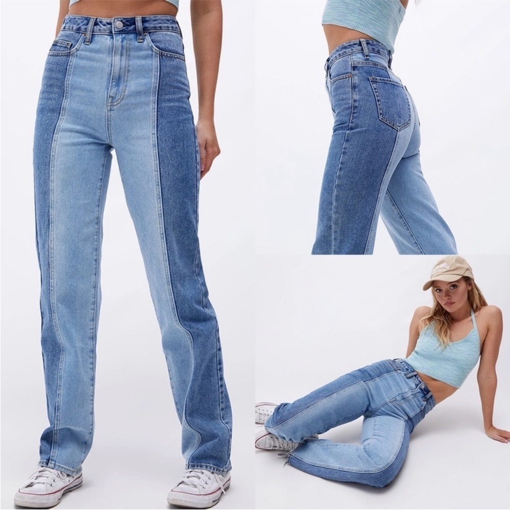 PacSun Two-Tone Blue Jeans